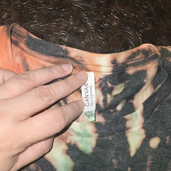 Hocus Pocus Halloween Bella Canvas Heat Pressed Tshirt Size 4x Tie Dye Unique - Picture 3 of 7